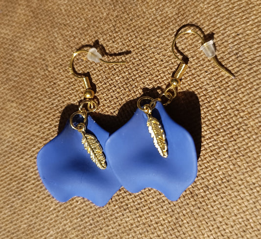 Boucles d'oreilles Pétales & Plumes