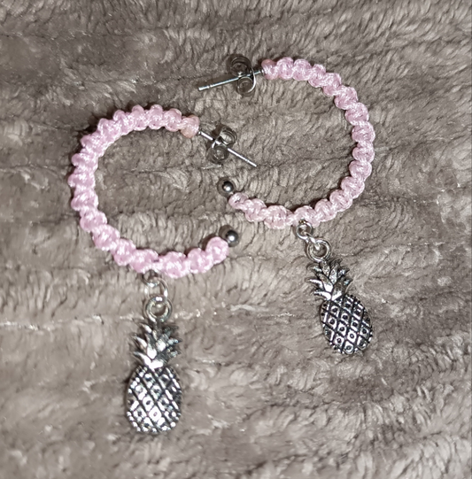 Boucles d'oreilles Ananas