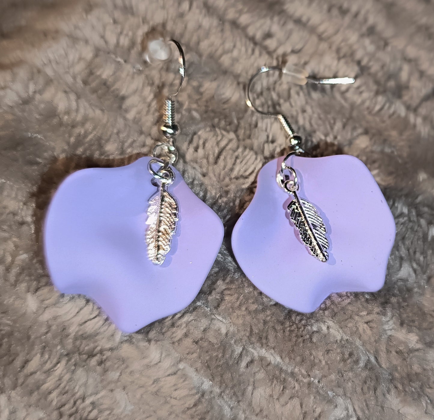 Boucles d'oreilles Pétales & plumes