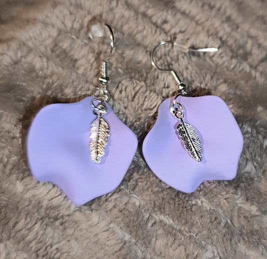 Boucles d'oreilles Pétales & plumes
