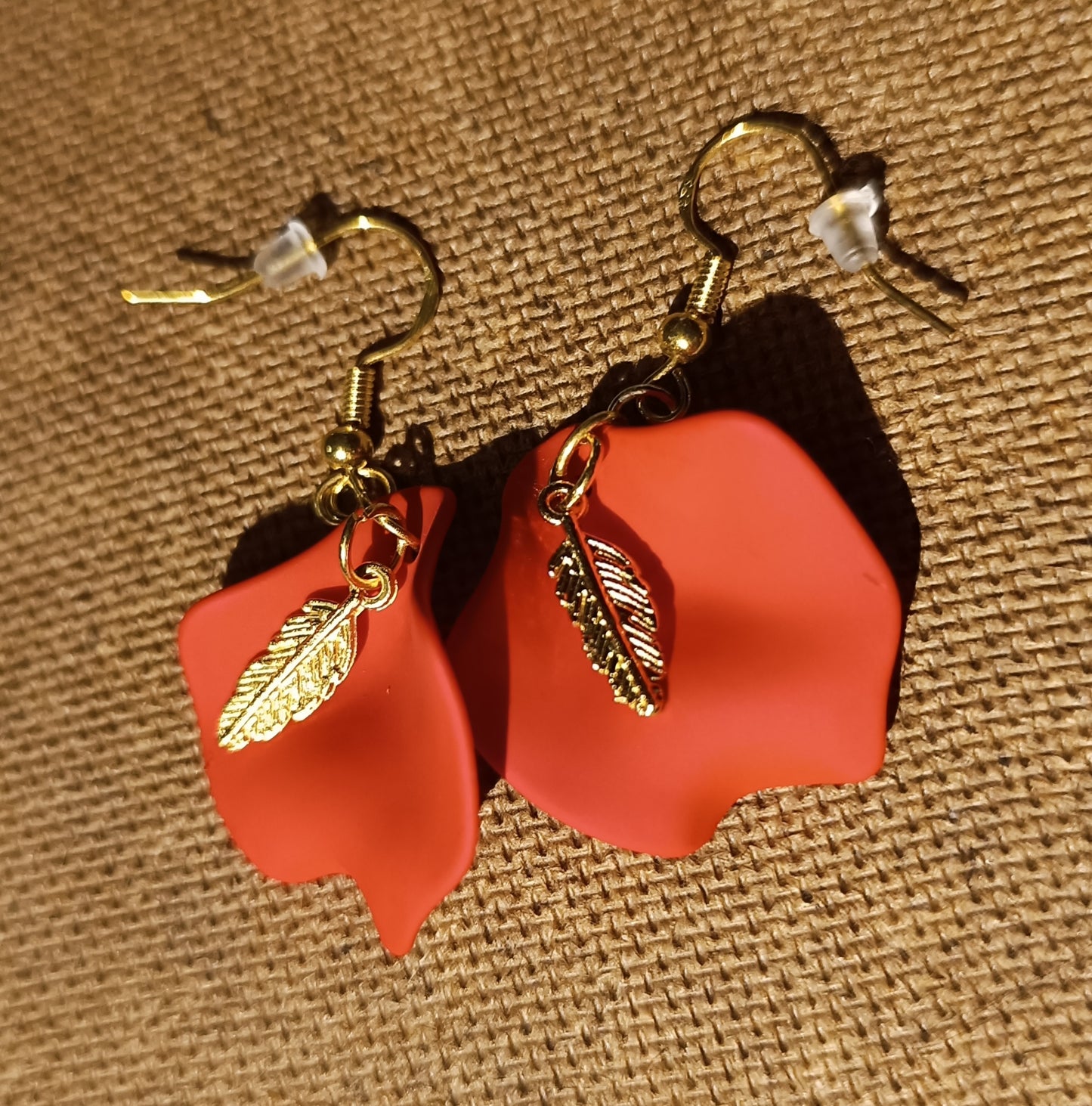 Boucles d'oreilles Pétales & Plumes