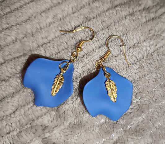 Boucles d'oreilles Pétales & Plumes